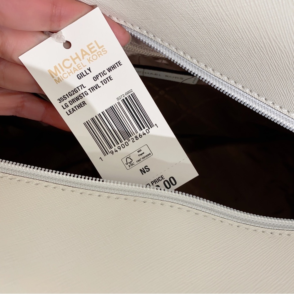 Michael Kors Gilly Jet Set Travel Large Drawstring Top Zip Tote - Picture 4 of 7